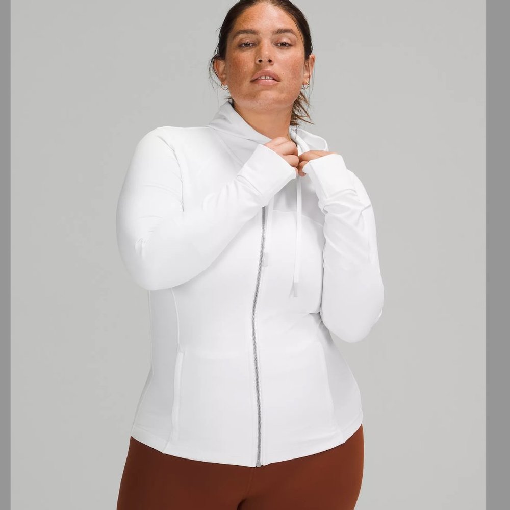 White lululemon define jacket